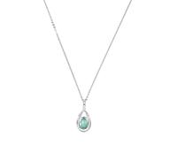 amor - Kette mit Anhänger für Damen, 925 Sterling Silber, Spinell synth. Ketten