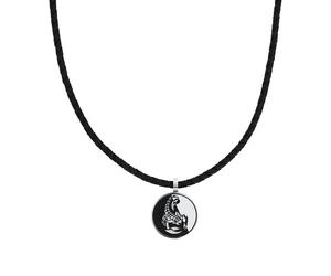 amor Kette mit Anhänger Schwarz