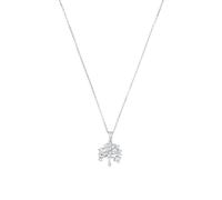 amor - Kette mit Anhänger für Damen, 925 Sterling Silber, Zirkonia synth. | Lebensbaum Ketten Weiss