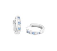 AMOR - Kinder Ohrringe 925 Silber - mit Zirkonia Stein - Creole - AMR-EG0007
