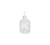 Amor Motivanhänger Damen, Silber, onesize, 6 mm, Weiß, Silber 925, rhodiniert 2039059