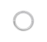 Amor Motivanhänger 925 Sterling Silber Damen Anhänger, mit Zirkonia synth., 2 cm, Weiß, Kommt in Schmuck Geschenk Box, 2036917