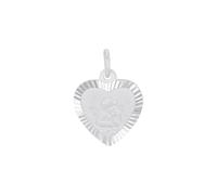 Amor Motivanhänger Damen Angelheart Herz mit Schutzengel, 925 Sterling Silber, Geschenkbox