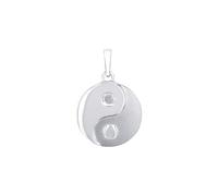 amor Motivanhänger für Damen und Herren, Unisex, 925 Sterling Silber | Yin&Yang, silber Silber