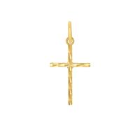 Amor Motivanhänger für Damen, Gold 375 | Kreuz, gold Gold