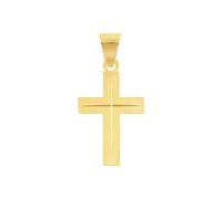 Amor Motivanhänger Unisex Damen Herren Anhänger, 1,8 cm, Gold, Kreuz, Kommt in Schmuck Geschenk Box, 2013628