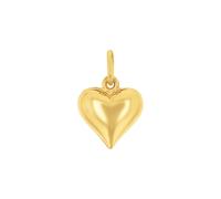 Amor Motivanhänger Unisex Damen Herren Anhänger, 1,5 cm, Gold, Herz, Kommt in Schmuck Geschenk Box, 2013374