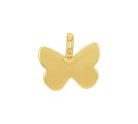 Amor Motivanhänger Gold 375/9ct Damen Anhänger, 1 cm, Gold, Schmetterling, Kommt in Schmuck Geschenk Box, 2039169