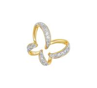 amor - Motivanhänger für Damen, Gold 375, Zirkonia synth. | Schmetterling Charms & Kettenanhänger 1 ct