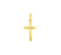 Amor Motivanhänger für Damen, Gold 585 | Kreuz, gold Gold
