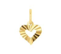 Amor Motivanhänger Mädchen, Gold, onesize, Herz, 8 mm, Gold 375/9 ct, Echtschmuck 2013583