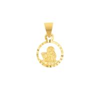 Amor Motivanhänger für Damen und Herren, Unisex, Gold 375 | Engel, gold Gold