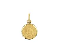 Amor Motivanhänger Unisex Damen Herren Anhänger, 1,6 cm, Gold, Kommt in Schmuck Geschenk Box, 9038862