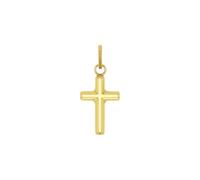 Amor Motivanhänger für Damen und Herren, Unisex, Gold 585 | Kreuz, gold Gold