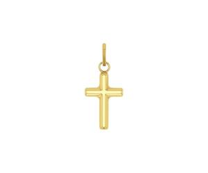 Amor Motivanhänger Unisex Damen Herren Anhänger, 1,9 cm, Gold, Kreuz, Kommt in Schmuck Geschenk Box, 9038459