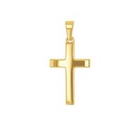 Kreuz-Anhänger AMOR "2013412" Schmuckanhänger Gr. Gelbgold 375, 0,55 g, gelb (gelbgoldfarben) Damen Anhänger Made in Germany (81946845-0)