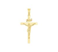 Ketten-Anhänger AMOR "Kreuz, 2020242" Schmuckanhänger Gr. Gelbgold 585, 0,9 g, goldfarben Damen Anhänger Gold 585 (18064913-0)