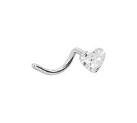 amor - Nasenpiercing für Damen, 925 Sterling Silber | Herz Zubehör