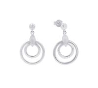 Amor Paar Ohrstecker 2017165 – 925 Sterling Silber, silberfarben, Damen