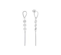 Amor Ohrhänger 925 Sterling Silber Damen Ohrschmuck, 4,8 cm, Silber, Kommt in Schmuck Geschenk Box, 2026169