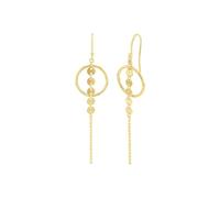 Paar Ohrhänger AMOR "2026241" Ohrringe Gr. Silber 925 (Sterlingsilber), gelb (gelbgoldfarben) Damen Ohrhänger (71740958-0)