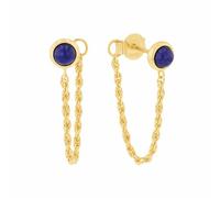 Amor Ohrhänger 925 Sterling Silber Damen Ohrschmuck, mit Schmuckstein, 2,3 cm, Türkis, Kommt in Schmuck Geschenk Box, 2038264