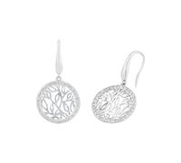 amor - amor Ohrhänger für Damen, Sterling Silber 925, Zirkonia Ketten