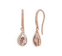 amor Ohrhänger Damen roségold, ONE SIZE