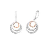 FAVS Ohrhänger aus 925 Sterling Silber mit Zirkonia roségold, silber, weiß