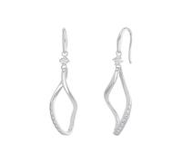 Amor Ohrhänger 925 Sterling Silber Damen Ohrschmuck, mit Zirkonia synth., 4,7 cm, Silber, Kommt in Schmuck Geschenk Box, 2023884