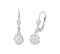 Amor Ohrring für Damen, Sterling Silber 925, Wachsperle