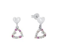Amor Ohrhänger 925 Sterling Silber für Mädchen, Kinder Ohrschmuck, mit Zirkonia synth., Motiv, Kommt in Schmuck Geschenk Box