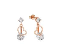 amor Ohrhänger Damen roségold, ONE SIZE