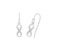 amor Ohrhänger Damen silber, ONE SIZE