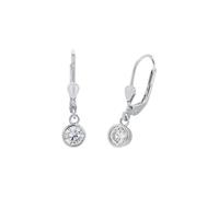 amor Ohrhänger Damen silber, ONE SIZE