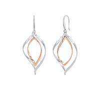 Amor Ohrhänger für Damen, Edelstahl, mehrfarbig Bicolor