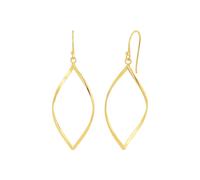 Amor Ohrhänger 925 Sterling Silber Damen Ohrschmuck, 4,9 cm, Gold, Kommt in Schmuck Geschenk Box, 2026243