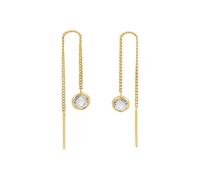 Amor Ohrhänger 2013812 Damen – Gold, 5,6 cm, mit Zirkonia (synth), Geschenkbox
