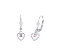 amor Ohrhänger Mädchen silber, ONE SIZE