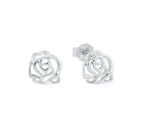 Amor Ohrstecker Damen, Silber, onesize, Rose, 9 mm, Silber 925, rhodiniert 2034103