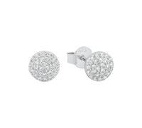 Amor Ohrstecker 2026198 – Damen, Silber 925 rhodiniert, 6 mm Zirkonia (synth.) weiß, Geschenkbox