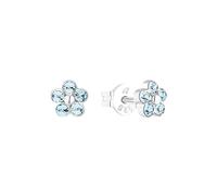 Amor Ohrstecker Mädchen, Blau, onesize, Blume, 5 mm, Kristallglas, Blau, Silber 925, rhodiniert 2036519