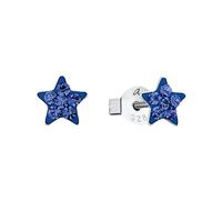 amor - Ohrstecker für Mädchen, 925 Sterling Silber, Kristallglas | Stern Ohrringe Damen