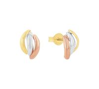Ohrstecker Damen, Tricolor, onesize, 6 mm 2013772