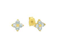 Ohrstecker Damen, Gold, onesize, Weiß 2028114