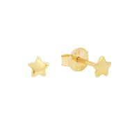 Paar Ohrstecker AMOR "Stern", gold (gelbgoldfarben), Ohrringe, Mädchen, Gelbgold 375 (98363428-0) gelbgoldfarben