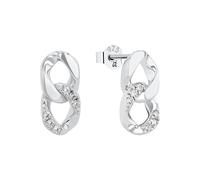 Amor Ohrstecker Damen, Silber, onesize, 7 mm, Weiß, Silber 925, rhodiniert 2039102