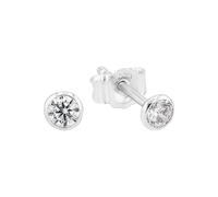 Amor Ohrstecker 9062133 Damen Silber 925 rhodiniert 3 mm Zirkonia (synth.) weiß – Geschenkbox
