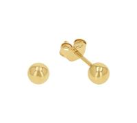 amor - Ohrstecker für Damen und Herren, Unisex, Gold 375 Ketten Weiss