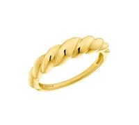 Amor Ring Damen, Gold, 54|17, 6 mm, 1,6 mm, Silber 925, gelbvergoldet 2035617